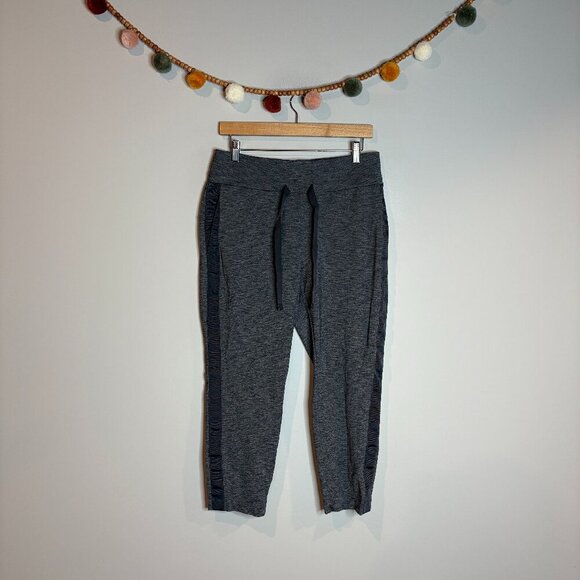 Athleta grey heathered side strip jogger pants - Picture 1 of 5